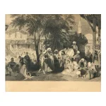 Köle Pazarı, Istanbul 1840 litografi